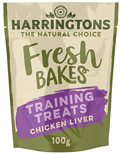 Harringtons Fresh Bakes Grain Free Chicken Liver Training Dog Treats 100g (Pack of 9) - Gently Oven Baked