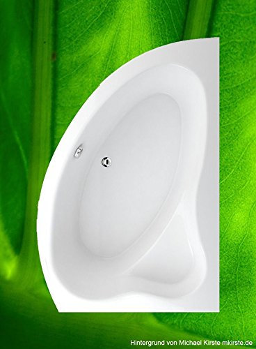 Baignoire 150 x 100 cejlon droite + Pieds + Bonde + fixation