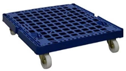 E.S.B. Kunststoff-Rollplatte aus HDPE enzianblau für Rollgitter Rollwagen Transportwagen