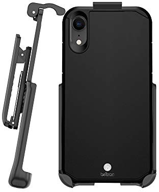 BELTRON Case with Belt Clip for iPhone XR, Slim Full Protection Heavy Duty Hybrid Case & Rotating Belt Clip Holster with Built in Kickstand, Scratch Resistant/Shock Absorption for iPhone XR (6.1)