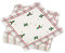 20 Servietten, Stechpalme, Watte, 3-lagig, 40 x 40 cm