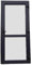 Porta esterna in PVC PVC per negozio, balcone, casa, economia. 4 colori: antracite, rovere dorato, noce, bianco (100x210 porta destra, antracite)