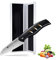 OREMAKE Sheepdog couteaux à légumes 3.5 Inch Mini Couteau de Cuisine,Couteau à éplucher Acier Damas Japonais AUS-10 à 45 Couches avec Poignée G10
