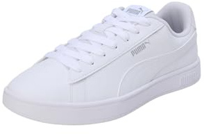 PUMA Unisex Rickie Classic Turnschuhe, Puma Weiß Puma Silber, 38.5 EU