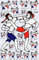 1 Bogen - Muay Thai Sport Boxen Sticker Motorsport Motocross Auto Roller Tuning Aufkleber Folie 1 Blatt 270 mm x 180 mm wetterfest oder auch für Modellbau
