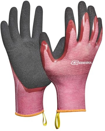 Gebol Dahlia Gartenhandschuhe, Touchscreen, atmungsaktiv, Kinder, EN388 | Für Beet, Rosen & Pflanzarbeiten, schützt vor Dornen & Erde, feines Tastgefühl, angenehme Passform, leicht zu reinigen
