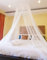 QWORK Zanzariera a cupola bianca, Zanzariera Letto, baldacchino, per uso interno/esterno