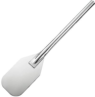 Vivicreate 24 Inch Stainless Steel Crawfish Paddle Mixing Paddle for Seafood Boil Heavy Duty Cooking Stirring Paddle with Smooth Weldless Surface for Crawfish Jam Brew Paleta de Mezcla