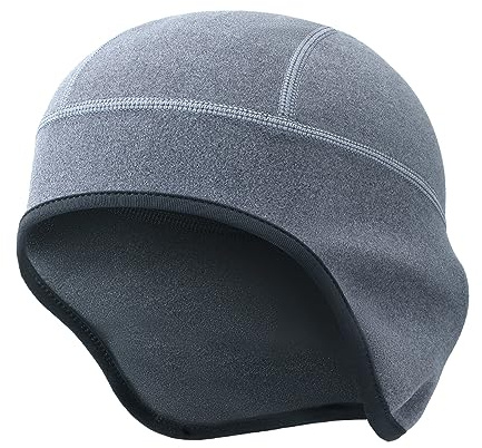 Oscenny Fahrradmütze,Laufmütze,Windschutz Under Helmet,Dünne Thermik Stretch Weich für den Außenbereich Sportmütze Motorrad,Ski,Football,Running, Totenkopfmütze Mütze,Männer Frauen Herbst Winter