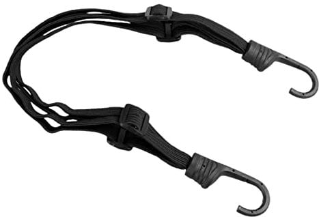 Visiblurry Motorrad-Bungee-Seil - Verstellbare Bungee-Seile mit 2 Haken, einziehbaren Schnüren | Outdoor-Utility-Gadgets für Koffer, Mobilbox, Zelt, Kofferraum, Outdoor