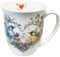 Ambiente Kaffeetasse Henkelbecher Teetasse Mug 0,4 l Fine Bone China Porzellan Vogel Paar Serie loving birds