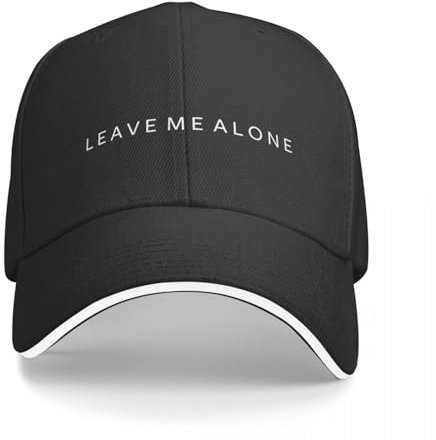 LXCUDXZ Baseball Kappe Neu Leave ME Alone - NF Baseball Cap Hut Strand Vintage Damen Hüte Herren Party Geschenk