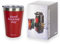 Fisura – Originaler Thermobecher. Thermobecher für Kaffee zum Mitnehmen. Kaffeetasse 310 ml. Thermotasse aus Edelstahl. BPA-frei. Autotasse. (Day, rot)