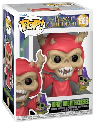 Funko POP! Disney: The Black Cauldron - Horned King with Creeper | Offizielles Cartoon/Animation Merch - Vinyl Sammelfigur als Regal Deko - Geschenkidee zum Geburtstag für Fans und Sammler