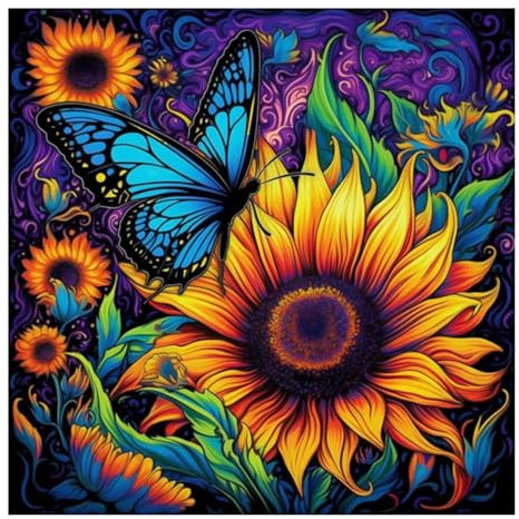 Landschaft Diamond Painting Erwachsene Sonnenblume Diamant Painting Full DIY Diamant Kunst Malerei Stickerei Set Home Wand Dekor 30x30cm