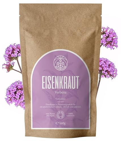Té de Verbena Monte Nativo (160g) - Hierba Verbena Infusion - Infusiones de hierbas – Té de hierbas - Cuidadosamente cortado y secado – 100% puro y natural