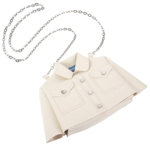 Holibanna Kreative Umhängetasche Für Damen Modische Schultertasche Mit Kette Einfarbig Für Alltag Reisen Und Büro Als Zu Geburtstagen Und Feiertagen