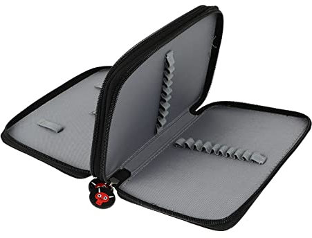 IWOWHERO Manicure Kit Nail Pen Storage Pouch for Travel Manicure Pen Holder Multiple Compartments for Nail Art Brush Case and Salon Supplies