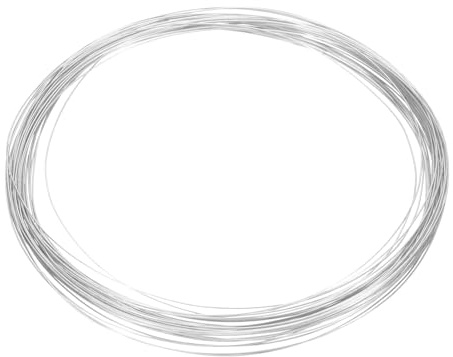 sourcing map 0.2mm/32 gauge Copper Wires for Jewelry Making, 1 Roll Craft 10m Tarnish Resistant Beading Wires for Jewelry Making Supplies(Bright Silver)