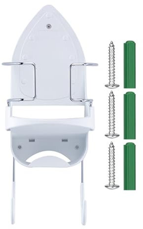 Wall Mounted Ironing Board, Wall Mounted Ironing Board Holder | Heat Resistant Iron Hanger, Space Saving Iron Hanger, Hook for Ironing Board for Laundry Simplifies