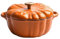 SXTYYH Cocotte Fonte émaillée En Forme De Citrouille Avec Couvercle Multifonctionnelle Maison Cocotte En Fonte CuisinièRe à Induction Universelle(Orange-20cm)