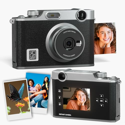 iDPRT Instant Film Camera, Full-Color Instant Print Digital Camera