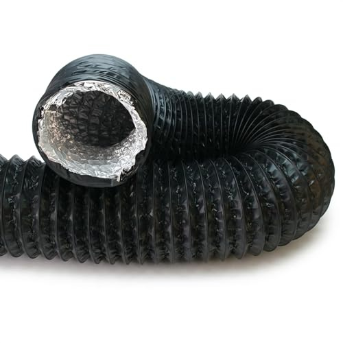 Easy Act Combiconnect Flex-Schlauch Ø 250 mm, Länge 3 m, flexibler mehrschichtiger Lüftungsschlauch mit Kunststoffbeschichtung für Klima- und Lüftungsanlagen