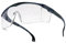 Tector Basic Schutzbrille | blau/klar | EN 166 Zertifiziert | klare Scheibe | längen- und höhenverstellbare Bügel Kratzfest leicht Gute Qualität