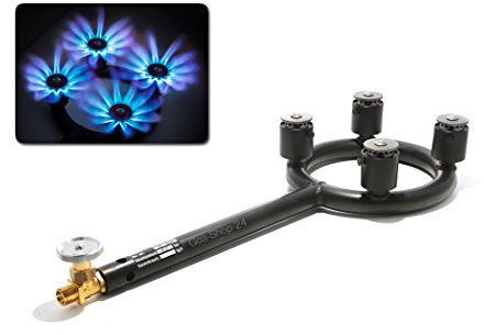 Hochleistungsbrenner 27 kW/Propan Turbo Hockerkocher - Gaskocher Made IN Germany (z.B. für Räucherofen, Bierbrauen, Wurstkessel, Fleischerei, Gulaschkanone, Imker, Jäger) Gasbrenner f. Kochkessel