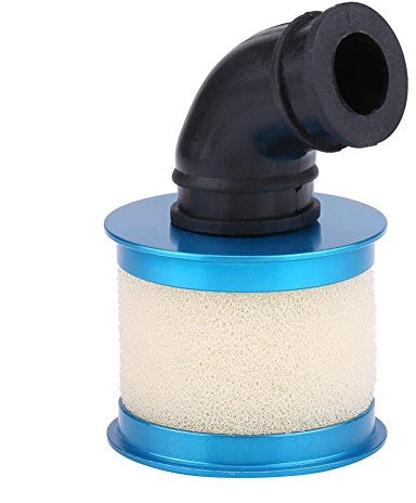 VGEBY1 Filtro Aria Auto RC, Filtro Aria in Lega di Alluminio per HSP 94122/188 1/10 Accessorio Modello Veicolo Telecomando(Blu)