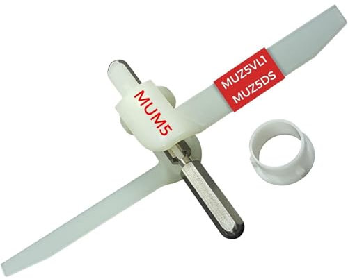 LICHTBLAU Mitnehmer Flügelrad 630760 für Bosch Küchenmaschine MUM5 I MUM Serie 2 I Durchlaufschnitzler Ersatzteil passend für MUZ5DS MUZ5VL Veggie Love 00630760