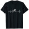 Herzschlag Stockschütze Shirt Eisstockschießen Stocksport T-Shirt