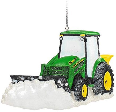 Kurt Adler JR2201 John Deere Tractor Hanging Ornament, 4-Inch Height