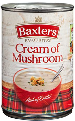 Baxters Favourites Cream Of Mushroom Soup, 400 g (Pack of 12)