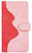COQUE Custodia Custodia Apple iPhone 13 PRO, Motivo a Onda Montagna Flip Cover con Custodia in Pelle con Slot per schede per Apple iPhone 13 PRO-Rosa