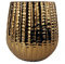Leaf Ceramic Planters, Gold, 15cm