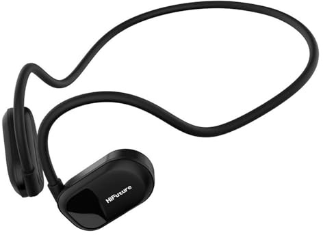 HIFUTUR HI-FUTUREMATE/B Auriculares Abiertos Inalámbricos, Bluetooth 5.3, ENC con Doble Micrófono, IPX5, hasta 8 Horas, Graves Potenciados, para Deporte