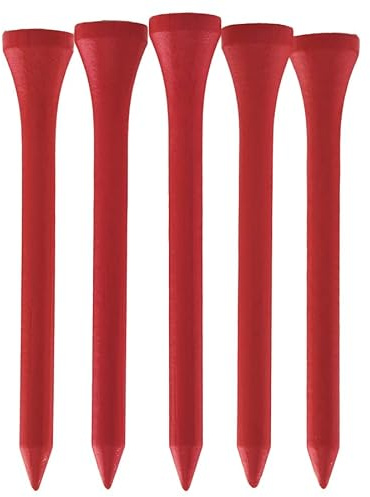 TH Golf Bamboo Golf Tees 70mm | Pack of 50 & 100 | Multiple Colour Options | Premium Eco Friendly Sustainable Durable Bamboo Golf Tees