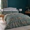 Dreams & Drapes - Blaugrüner Jacobean Bettbezug – Super-Kingsize-Bettwäsche (260 x 220 cm) – wendbare Designs – 2 Kissenbezüge – marokkanische böhmische Bettwäsche in Blau – exotischer persischer