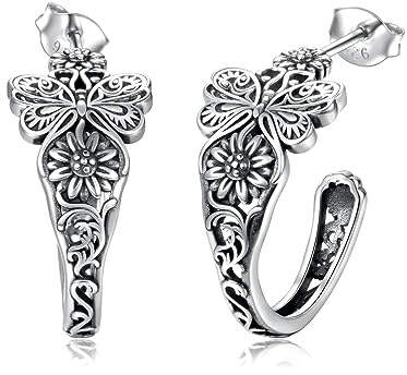 Sterling Silver Hoop Earrings for Women Small Hoops Jewelry Gifts for Women