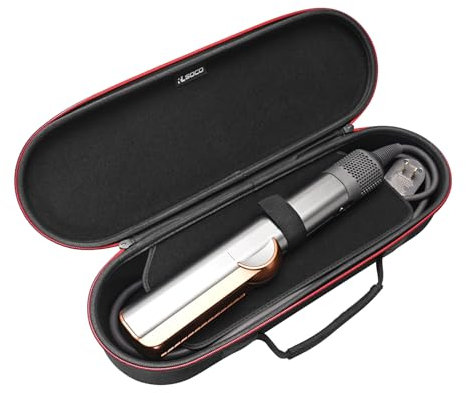 RLSOCO Custodia per Dyson Airstrait Piastra Asciugacapelli/Airstrait Straightener HT01/Corrale Piastra/Corrale HS03 Hair Straightene -Nero