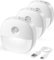 Lyridz Motion Sensor Night Light, Rechargeable Night Light Battery USB Type-C, Removable Magnetic Stick on Cupboard, Stair, Hallway, Bedroom, Cool White(3 Pack)