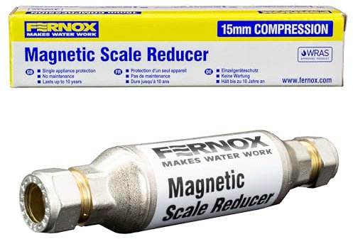 Kudos-Trading Fernox magnetischer Kalkreduzierer, 15 mm, effiziente Kalkprävention für Sanitär- und Heizungssysteme, einfache Installation, umweltfreundlich, skalenfreie Wasseraufbereitung