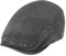 ZLYC Sommer Ivy Schirmmützen Ballonmütze Baumwolle Flatcap für Herren(Gewaschenes Grau),Genheitsgröße