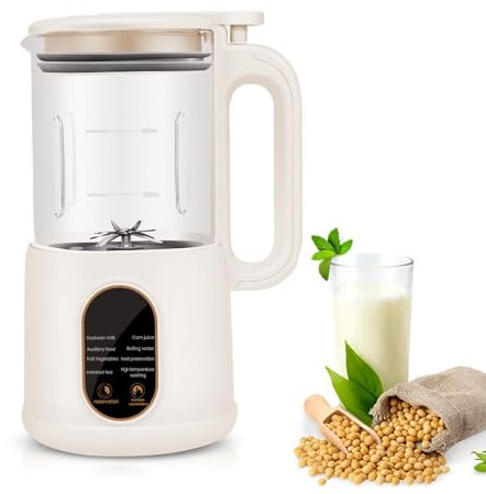 Nut Milk Maker Machine, Oat Milk Maker, Automatic Almond Milk Machine for Homemade Plant Based Milk, Oat, Soy, Yogurt and Dairy Free Beverages, Keep Warm, Self-Cleaning