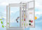 JIEZM Freezer Section Door Seal for Fridge Freezer,Custom Made freezer lid seal,Universal custom refrigerator seal strip,Any model can be customized