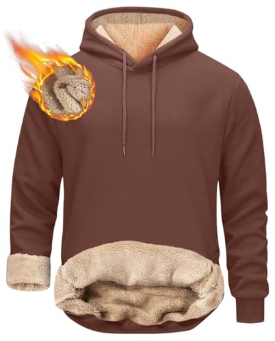 Wyongtao 2024 Sweats Homme Polaire, Sweat À Capuche Hiver Chaud Tee Shirt Homme Capuche Sportif Sweatshirts Manche Longue Casual Grande Taille Pull en Polaire Homme avec Poches Hoodie De Sport