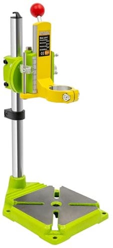 Multifunktionale Bohrständer 38 to 42 mm Vertikal Bohrständer Bohrmaschinen-Werkzeugständer 90° Drehbar Ständer für Bohrmaschine Bohrständer schwenkbar mit Arbeitstisch