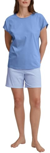 CALIDA Lovely Nights Kurz-Pyjama Damen | Schlafanzug, weiche Single-Jersey-Qualität und angenehmer Komfort für warme Nächte