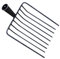 KESOTO Accessoire de Jardin pour Remplacer La Tête de Fourche en Métal, 9 Dents